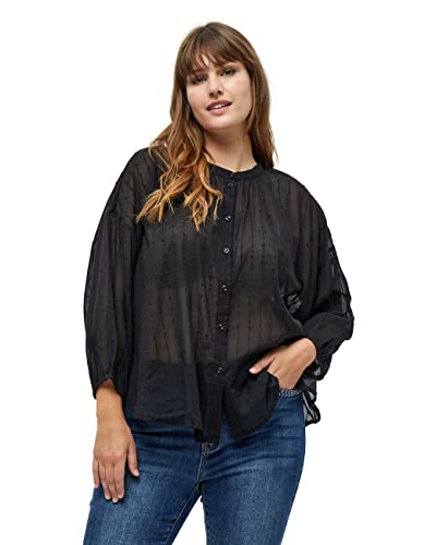 Peppercorn Damen Freya Shirt Curve Schwarz 52 von Peppercorn