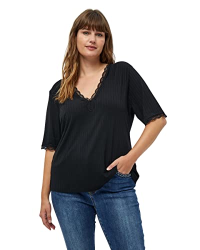 Peppercorn Damen Gai Lace Bluse Curve 2 Schwarz 46 von Peppercorn