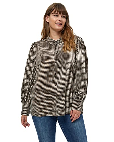 Peppercorn Damen Giada Shirt Curve 8 Schwarz 52 von Peppercorn