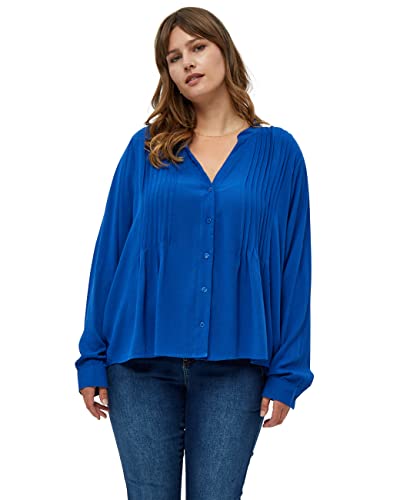 Peppercorn Damen Greta Bluse Curve Blau 44 von Peppercorn