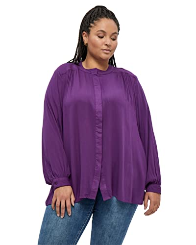 Peppercorn Damen Hayden Shirt Curve Violett 54 von Peppercorn