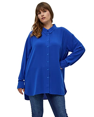 Peppercorn Damen Hayven Shirt 1 Curve Blau 48 von Peppercorn