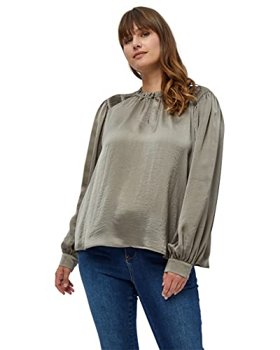 Peppercorn Damen Haze Bluse 4 Curve Beige 48 von Peppercorn