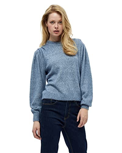 Peppercorn Damen Haze O-neck Pullover 2 Blau Xl von Peppercorn