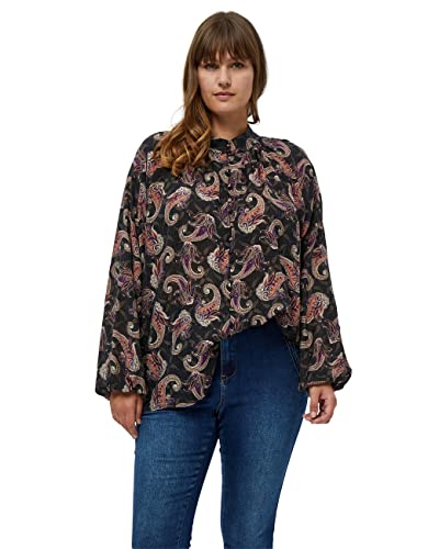 Peppercorn Damen Hensley Bluse Curve Schwarz 46 von Peppercorn