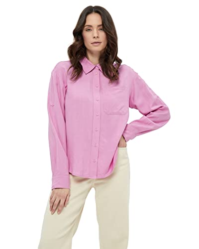 Peppercorn Damen Langarmshirt Marniella Langärmeliges Hemd, 4018 Fuchsia Pink, XS von Peppercorn