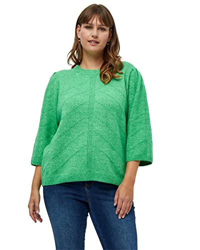 Peppercorn Damen Lenore Curve 3/4 Arm Pullover mit 3/4-Ärmeln, 3205 Bright Green, 46 von Peppercorn