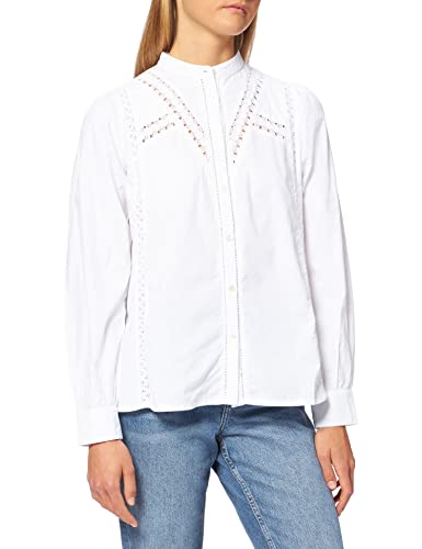 Peppercorn Damen Lexi Shirt, 0001 WHITE, XS von Peppercorn