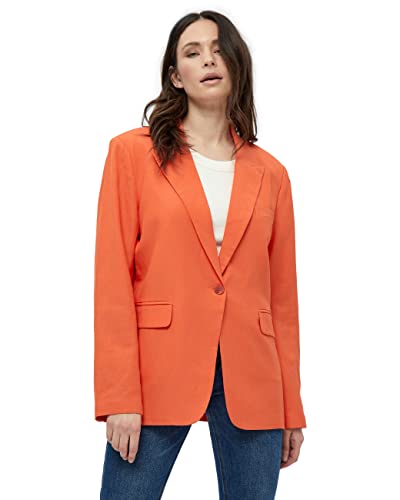 Peppercorn Damen Nadianna Einreihiger Blazer, 6676 Dusty Orange, 46 von Peppercorn