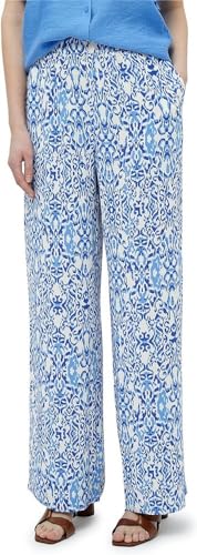 Peppercorn Damen Nicoline Pants Hose, 2993P Marina Blue Print, M von Peppercorn