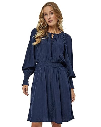 Peppercorn Damen Olara Langen Ärmeln Langärmeliges und kurzes Kleid, 1550 Navy, 36 von Peppercorn