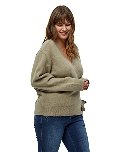 Peppercorn Damen Penelope Wrap Cardigan Curve Beige 46 von Peppercorn