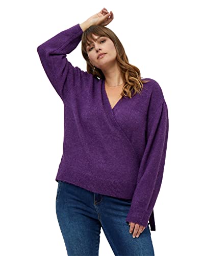 Peppercorn Damen Penelope Wrap Cardigan Curve Violett 48 von Peppercorn