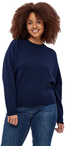 Peppercorn Damen Rosalia Curved Pullover, Black Iris, 48 EU von Peppercorn