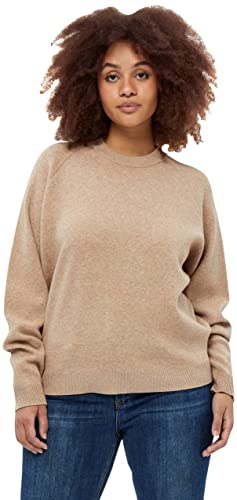 Peppercorn Damen Rosalia Curved Pullover, Warm Sand Melange, 46 EU von Peppercorn