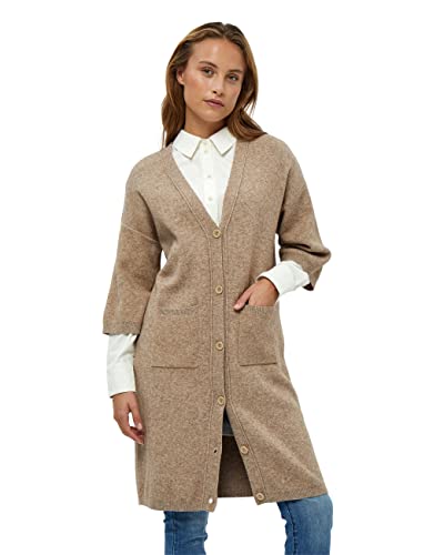 Peppercorn Damen Rosalia Lange Strickjacke 9 Braun L von Peppercorn