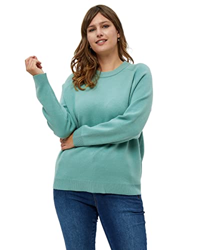 Peppercorn Damen Rosalia Pullover Curved Grün 44 von Peppercorn