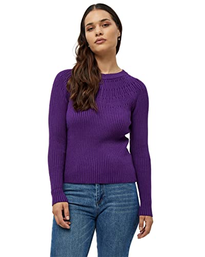 Peppercorn Damen Rosalia Pullover mit Rundhalsausschnitt Violett XXL von Peppercorn