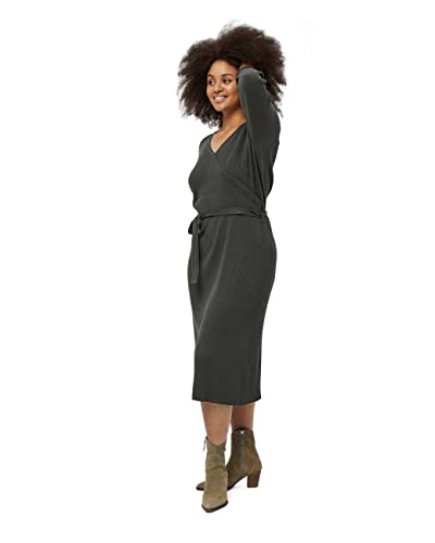 Peppercorn Damen Tana Wrap Dress 1 Curve Grün 52 von Peppercorn