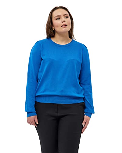 Peppercorn Damen Tana Longsleeve Curved Lange Puffärmel, 1537 Daphne Blue, 44 von Peppercorn