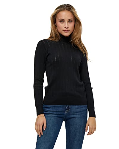 Peppercorn Damen Tana Pullover mit Rüschen Schwarz XXL von Peppercorn