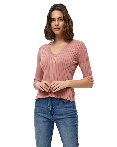 Peppercorn Damen Tana Rib Knit Rippstrick, 4458 Ash Rose, XXL EU von Peppercorn