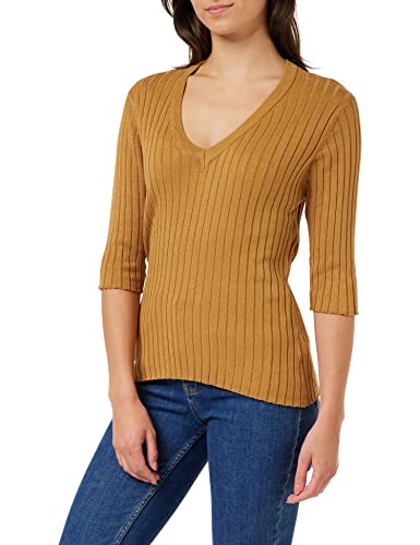 Peppercorn Damen Tana Rib Knit Rippstrick, 5019 Bone Brown, XS EU von Peppercorn