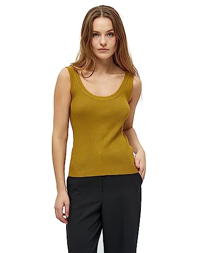 Peppercorn Damen Tana Strick-Tanktop mit U-Ausschnitt, 3062 Ecru Olive, M von Peppercorn