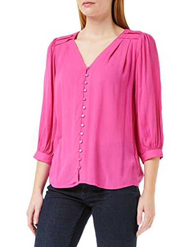 Peppercorn Danea 3/4 Ärmel Bluse | Bluse Damen In Pink | Frühling Bluse Elegant | Größe Xxl von Peppercorn