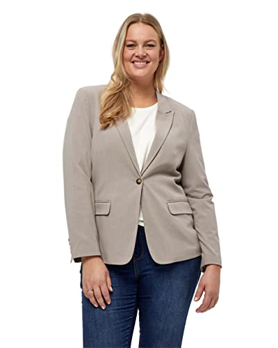 Peppercorn Diana Blazer Kurve | Blazer Damen In Beige | Frühling Blazer Damen Elegant | Größe 56 von Peppercorn