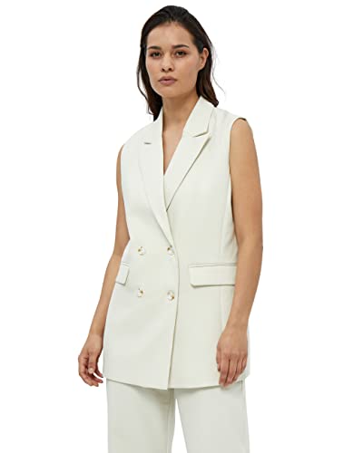 Peppercorn Ginette Ärmellos Blazer Weste | Weste Damen In Beige | Frühling Weste | Größe Xxl von Peppercorn