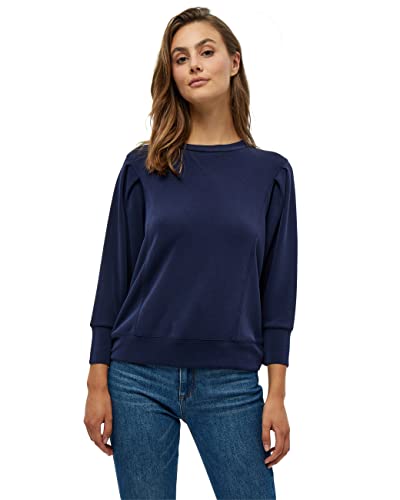 Peppercorn Laila 3/4 Ärmel Sweat Sweatshirt Damen In Blau Herbst Pullover Für Damen Größe M von Peppercorn