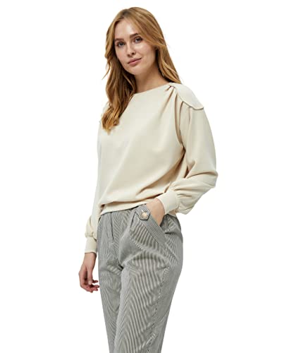 Peppercorn Laila Lange Ärmel Sweat | Sweatshirt Damen In Beige | Frühling Pullover Für Damen | Größe M von Peppercorn