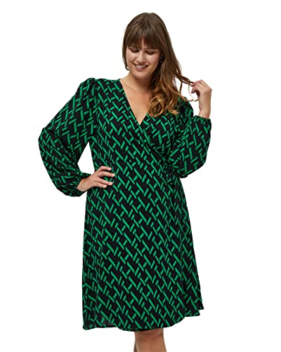 Peppercorn Lou Wrap Kleid Kurve Kleid Damen In Grün Herbst Kleid Damen Elegant Größe 44 von Peppercorn