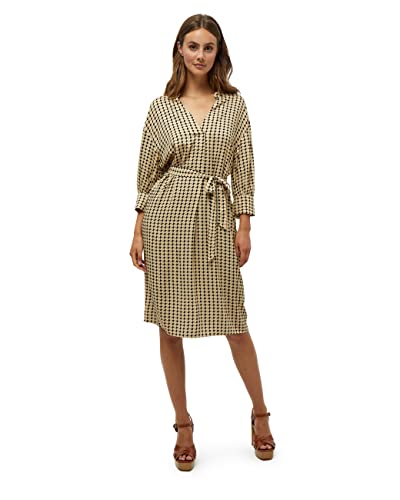 Peppercorn Lykke Sabia Midi Kleid Kleid Damen In Beige Herbst Kleid Damen Elegant Größe Xxl von Peppercorn