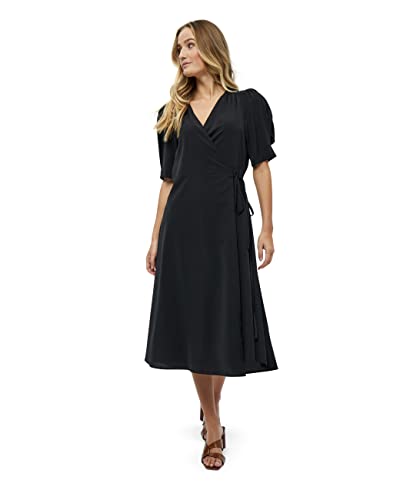 Peppercorn Mena Midi Kleid | Kleid Damen In Schwarz | Frühling Kleid Damen Elegant | Größe M von Peppercorn