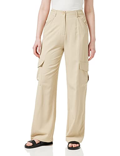 Peppercorn Milla Mid Waist Cargo Hosen | Hosen Damen In Beige | Frühling Hose | Größe Xxl von Peppercorn