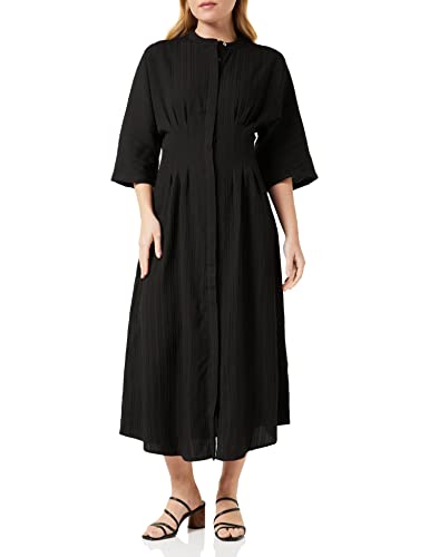 Peppercorn Mimmi Midi Kleid | Kleid Damen In Schwarz | Frühling Kleid Damen Elegant | Größe L von Peppercorn