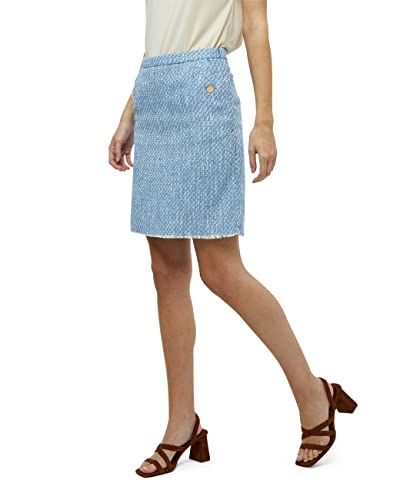 Peppercorn Minessa Boucle Rock | Rock Damen In Blau | Frühling Röcke Damen | Größe Xl von Peppercorn