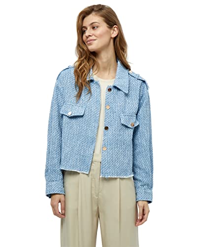 Peppercorn Minessa Shirt Jacke | Jacke Damen In Blau | Frühling Mantel Damen | Größe Xl von Peppercorn