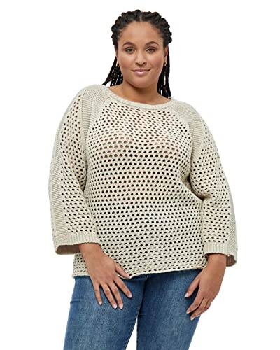 Peppercorn Miriam Raglan Stricken Kurve | Pullover Damen In Beige | Frühling Pulli Damen | Größe 48 von Peppercorn