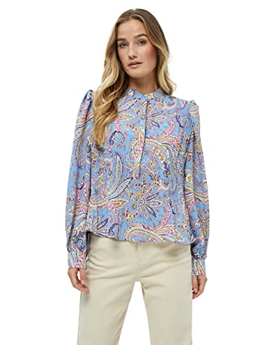 Peppercorn Mitzi Plisse Bluse Bluse Damen In Blau Herbst Bluse Elegant Größe Xs von Peppercorn