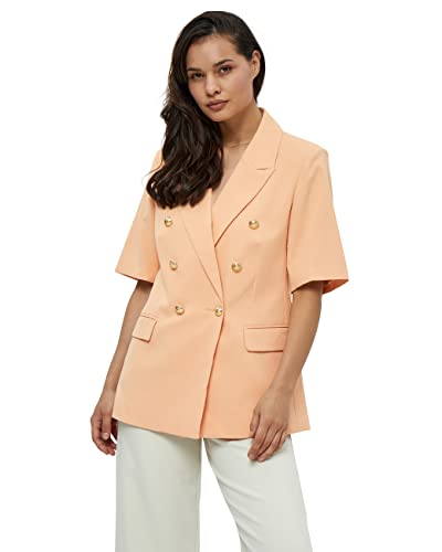 Peppercorn My Halb Ärmel Blazer | Blazer Damen In Orange | Frühling Blazer Damen Elegant | Größe L von Peppercorn