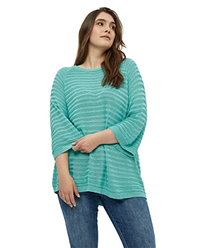 Peppercorn Nicola Sleeve Knit Curve Strickkurve mit 2/3 Ärmeln, 1112 Angel Blue, 54 von Peppercorn