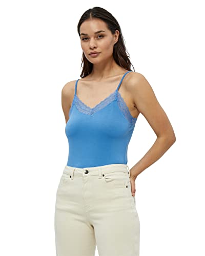 Peppercorn Rosalinda Damen Top Größe XXL | Blaues Top Damen | Damen Unterhemden Ohne Ärmel | Trägertop Damen | Frühling Damen Oberteile von Peppercorn