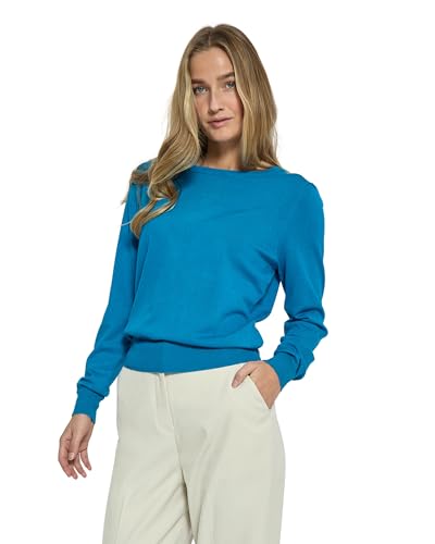 Peppercorn Tana Pullover Damen | Damenpullover Langarm und Puffärmel | Hochwertiger Damen Pullover Winter | Langer Pullover Damen Winter mit O-Ausschnitt von Peppercorn