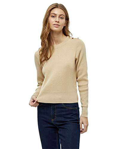 Peppercorn Tana Rib Taste Pullover Pullover Damen In Beige Herbst Pulli Damen Größe L von Peppercorn