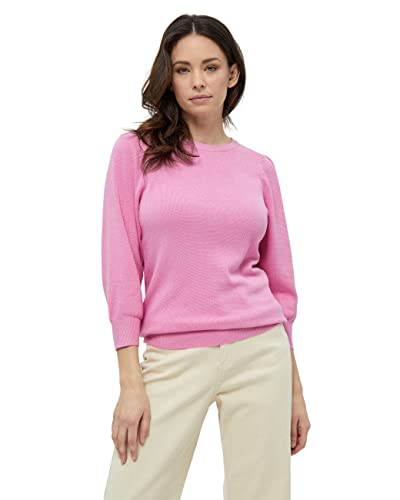 Peppercorn Tana Runden Hals 3/4 Ärmel Strickpullover | Pullover Damen In Pink | Frühling Pulli Damen | Größe Xxl von Peppercorn