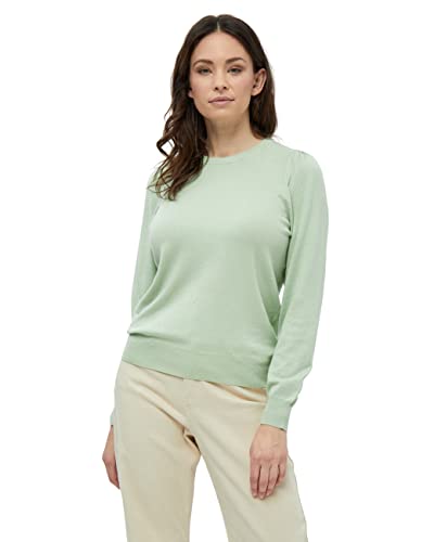 Peppercorn Tana Runden Hals Lange Ärmel Strickpullover | Pullover Damen In Grün | Frühling Pulli Damen | Größe S von Peppercorn