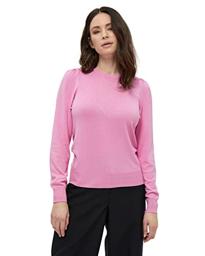 Peppercorn Tana Runden Hals Lange Ärmel Strickpullover | Pullover Damen In Pink | Frühling Pulli Damen | Größe L von Peppercorn